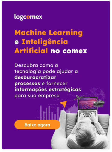 imagem de Machine Learning e inteligência artificial no comex